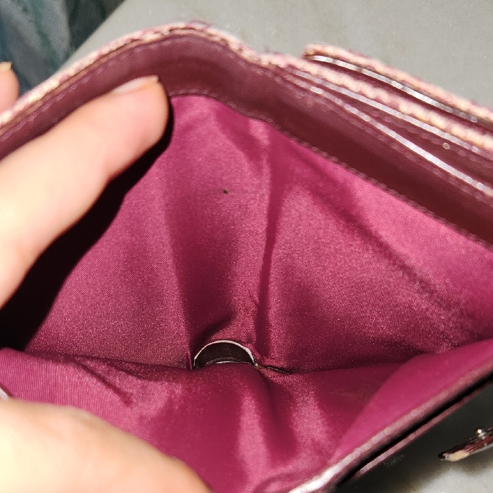 Christian Dior Rich Brown and Burgundy Leather Wallet - Picture 10 of 17
